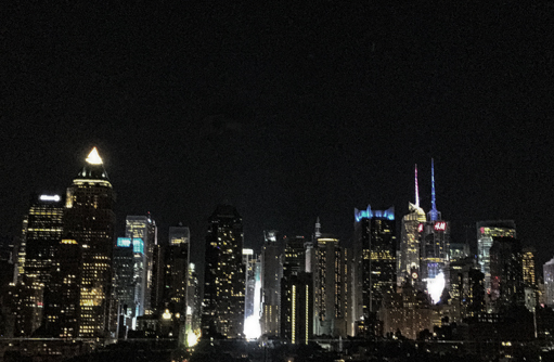 NightViewFromLooftopInNEWYORK